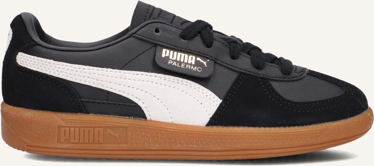 Puma Palermo Jr Sneakers Kids Leren Sneaker Zwart