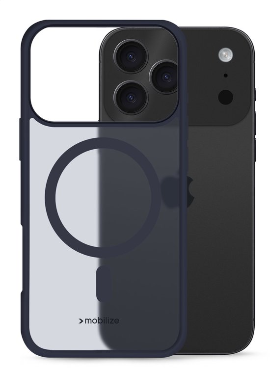 Coque hybride Pro Compatible Mobilize Apple iPhone 17 Pro Max , Blue