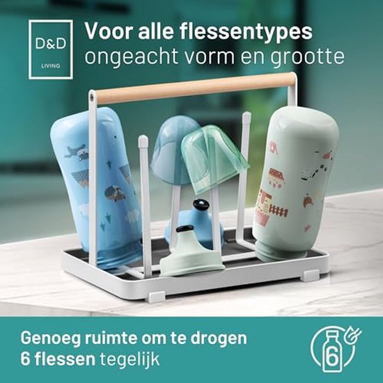 Universele Flessenhouder voor SodaStream - All-in-One Droogstandaard voor Diverse Flessen van Universele — afbeelding 5
