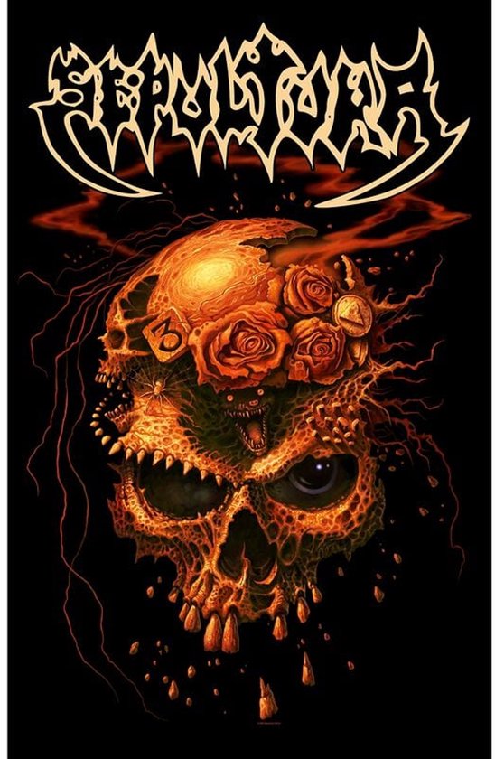 Sepultura Sous les vestiges Drapeau unisexe - multicolore - Standard