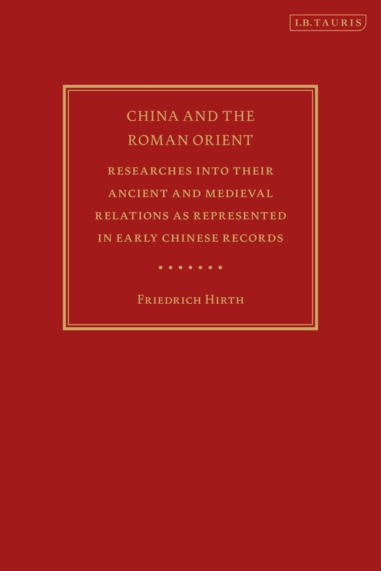 China and the Roman Orient - cover
