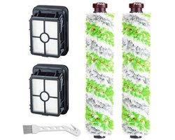 2 Vervangende Rollenborstels + 2 Filters Geschikt voor BISSELL Crosswave 17132/2225N Series, Geschikt voor Huisdieren & Rokenaren