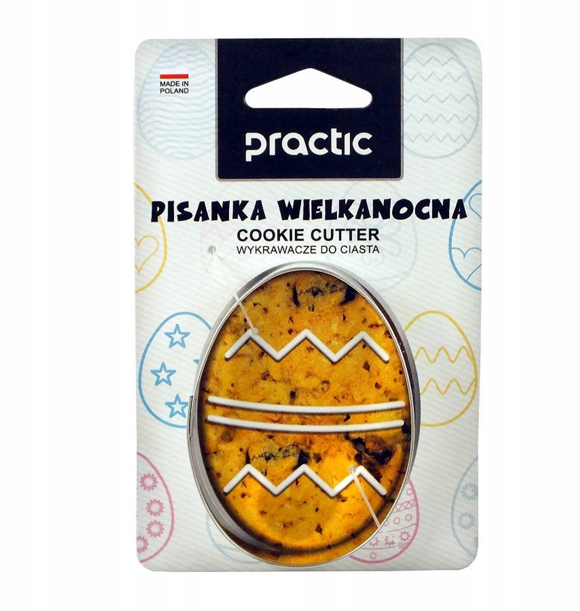 Paasdecoratie Koekjesvorm - Pisanka (5,5 x 8 cm)