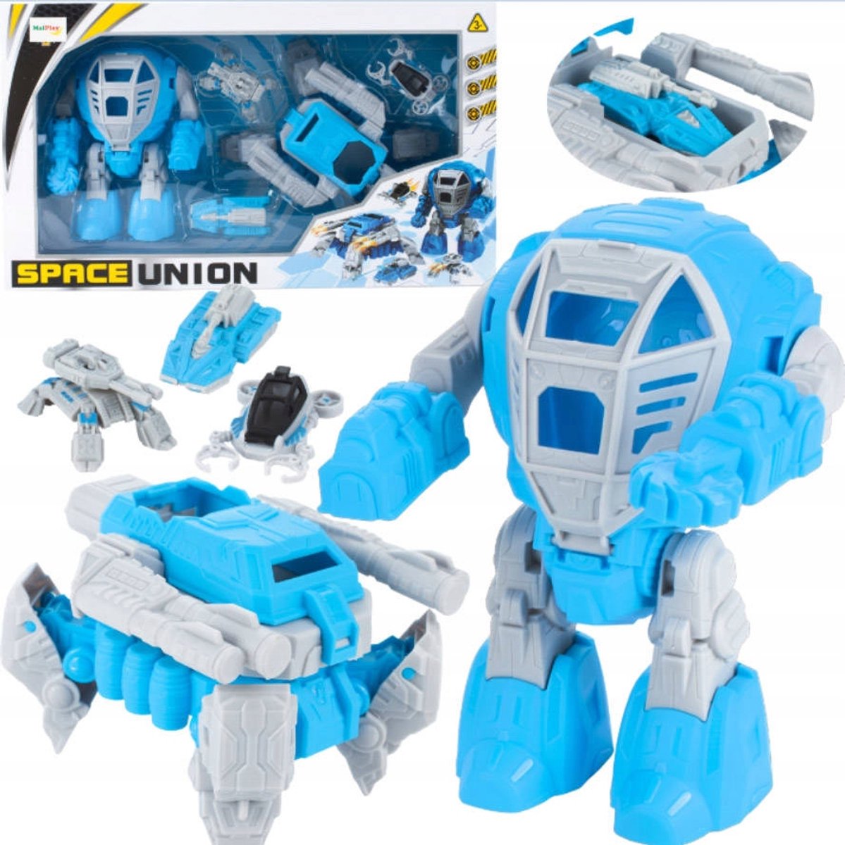 Ruimte Robot & Voertuigen Set - Avontuurlijke Speelgoed Collectie