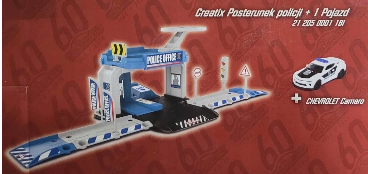 Majorette Creatix Politiebureau Speelset met Politiewagen