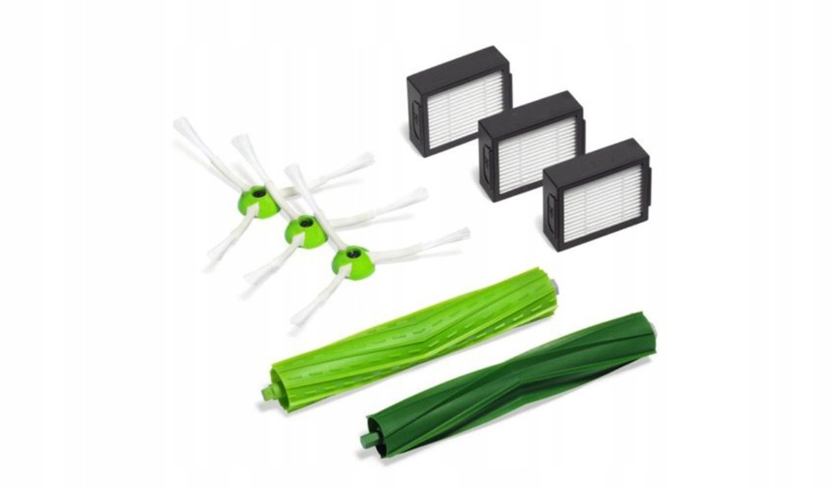 Polmak Vervangingsset Borstels & Filters voor iRobot Roomba e/i/j, Combo i/j5