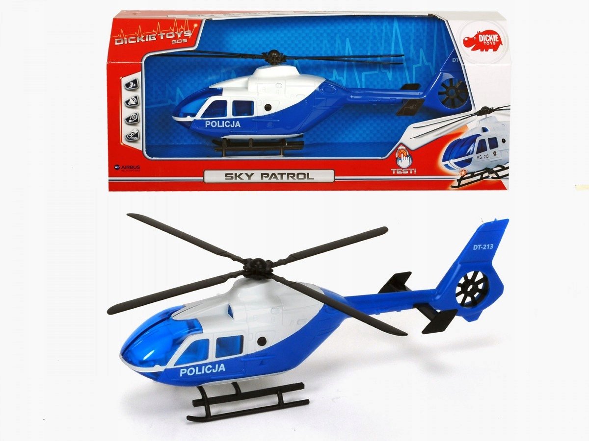 Dickie Politie Helikopter 36cm met Geluid en Licht