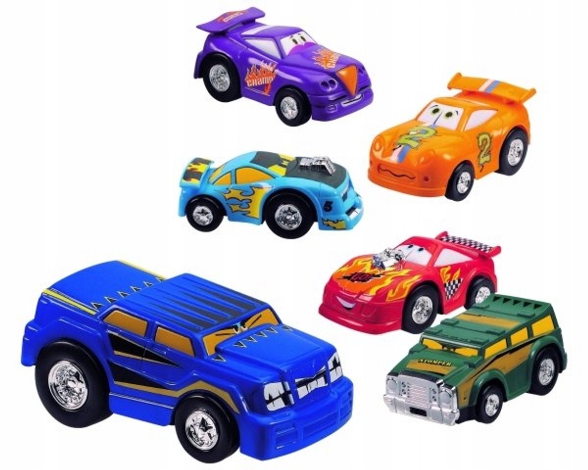 Dickie Toys Crazy Boys Mini Auto 8 cm - Speelgoedauto voor Jongens