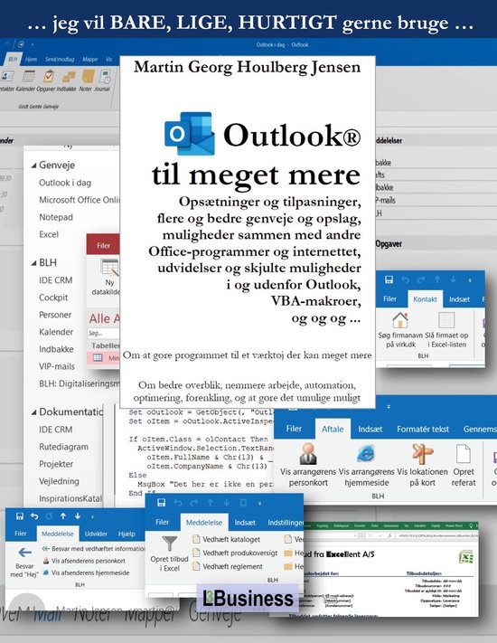 BLH - BARE, LIGE, HURTIGT med Microsoft Office 5 - Outlook t ... - cover