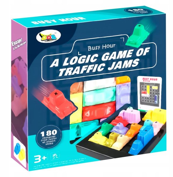 Logische puzzel Verkeersopstoppen autospel