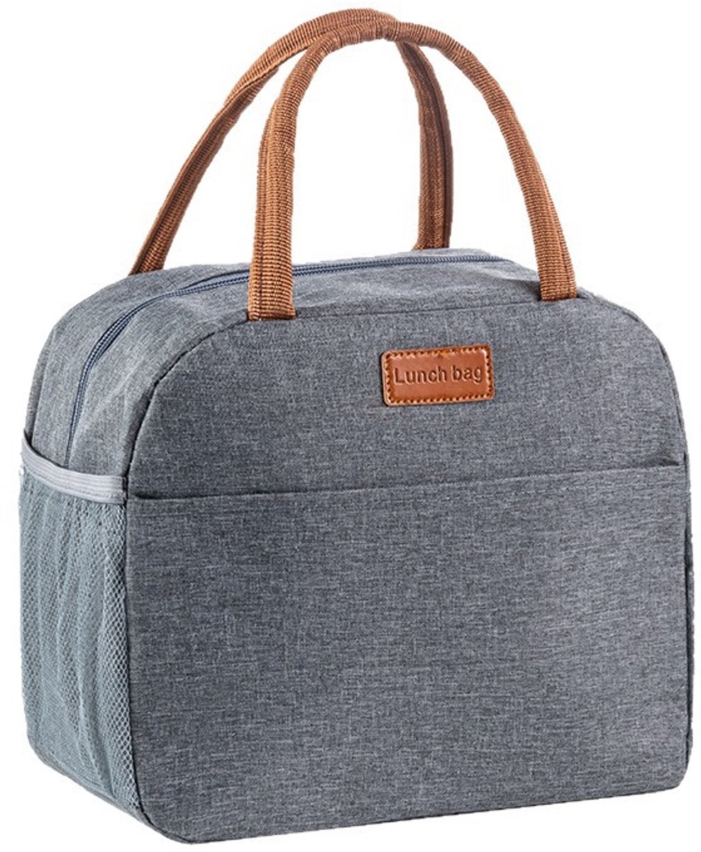 Koeltassen - Lunchdoos en lunchtas voor mannen en vrouwen, herbruikbare isolatietas voor lunch - waterdicht, grote-capaciteit geïsoleerde handtas met lunchdoos, gekoelde lunchcontainer voor werk / reizen / kantoor