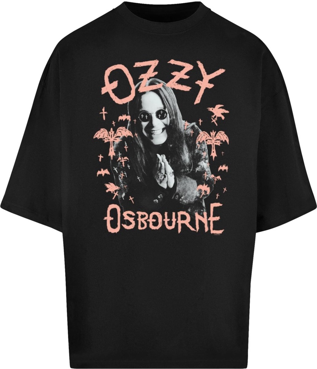 Merchcode T-shirt Ozzy Osbourne Pink Bat Huge Tee MP501332