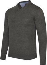 Cappuccino Italia - Heren Trui Pullover Salerno - Grijs - Maat L