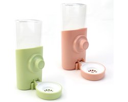 Waterfles - Konijnendrinkfles - Hangende drinker - Geschikt voor cavia's, eekhoorns, egels, konijnen, hamsters - 600 ml