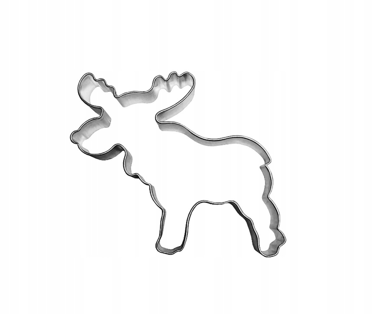 Koekjesvorm Hert 6 cm - Kerstkoekjes Uitsnijder Roestvrij Staal