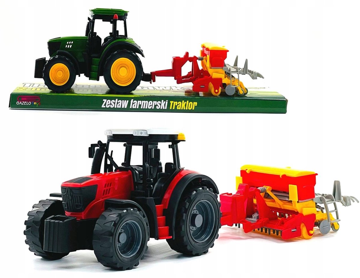 Gazelo Traktor met Machine 122T - Speelgoed voor Kinderen vanaf 3 Jaar