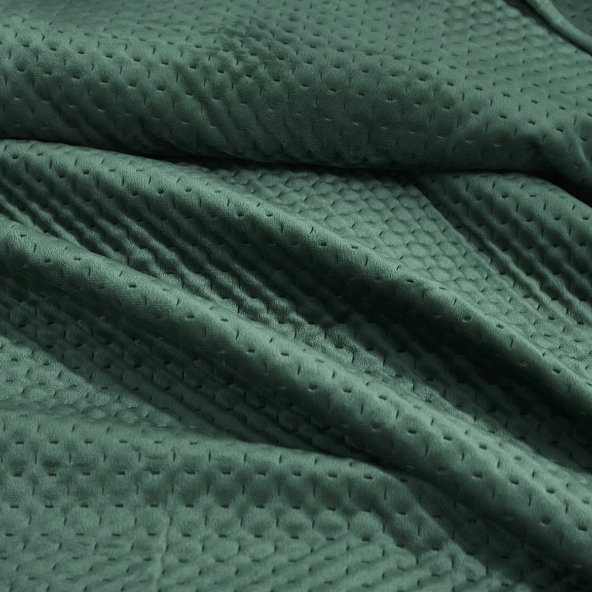 Velourssprei 160x220 Maya groot, geometrisch kruispatroon