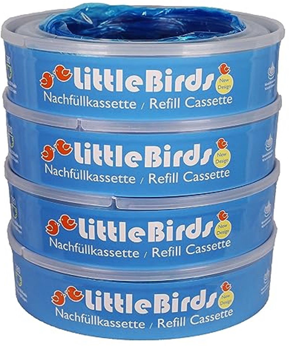 Image of 8 navulcassetten voor Angelcare Windeleimer en Litter Locker II - Meer capaciteit en geurbescherming