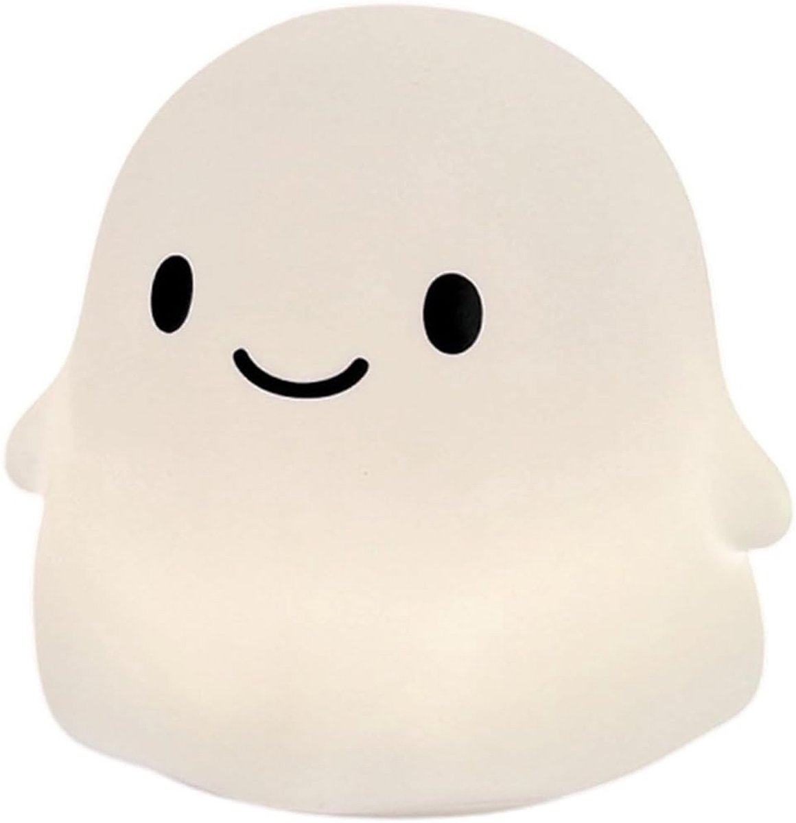 QTTVBTNA - Spook Nachtlamp Halloween, Schattig Sfeerlampje met 30 minuten Timer - Oplaadbare Halloween Decoratie voor Kinderkamer - Cadeau voor Kinderen (Sinterklaas, Kerst,Verjaardag) - Warm Licht