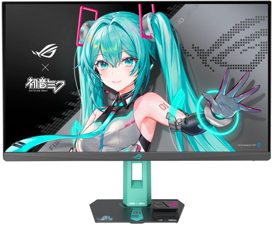 ASUS ROG Strix XG27ACMEG-G Hatsune Miku Edition computer monitor 68,6 cm (27") 2560 x 1440 Pixels Wide Quad HD LCD Meerkleurig