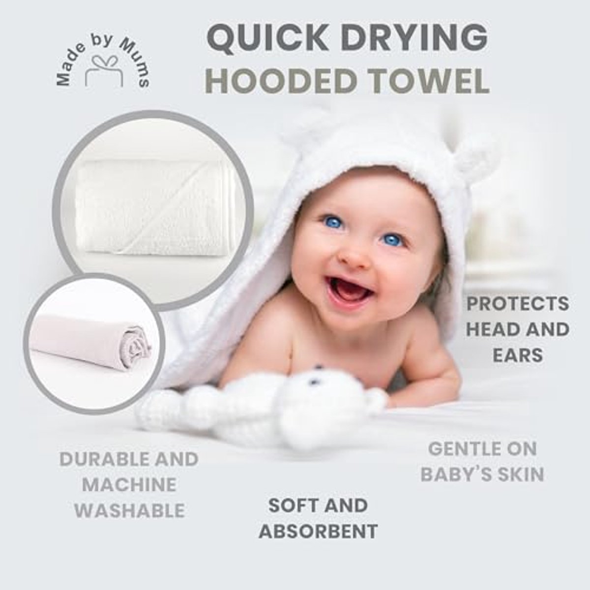 6 Essentials voor Pasgeborenen - Unisex Baby Shower en Doopcadeaus