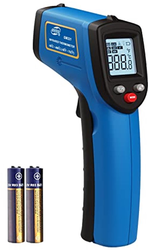 Infraroodthermometer, -50 ℃ Tot 600 ℃ Contactloos Digitaal
