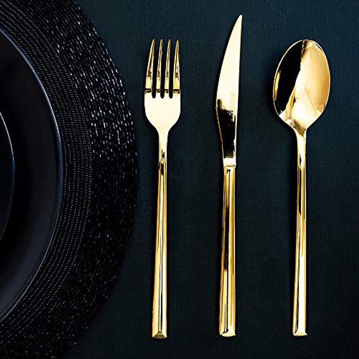 24-delige bestekset, roestvrij staal, modern design, hoogglans