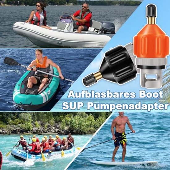 3 Stuks SUP Pompadapters voor Compressor - Klaar voor Watersport — afbeelding 5
