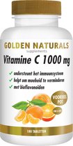 Golden Naturals Vitamine C 1000mg met bioflavonoïden (180 veganistische tabletten)