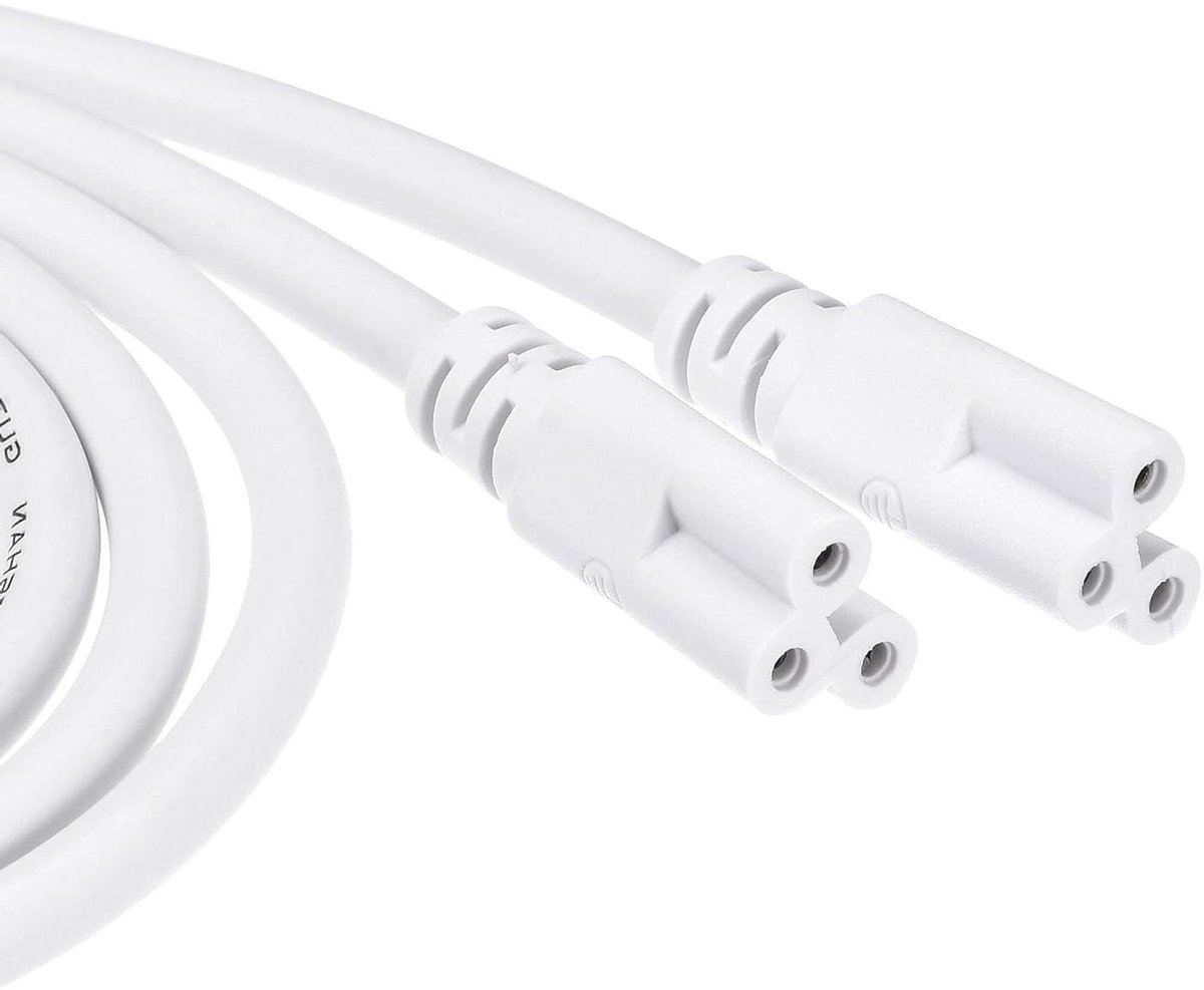 Allecto plus - LED-buis aansluitkabel 1 meter | Verlengkabel voor T5 T8 LED-buizen | Dubbel uiteinde