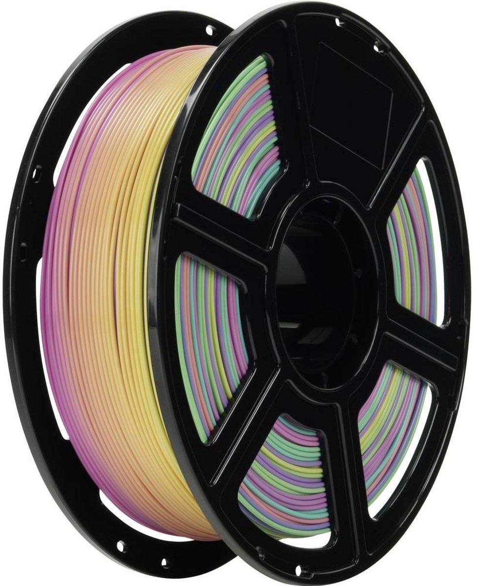 Renkforce RF-6838890 Filament PLA kunststof Highspeed filament 1.75 mm 1 kg Regenboog 1 stuk(s)