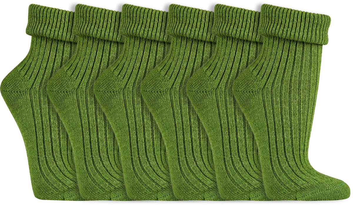 Dames sokken Alpaca wol Hypoallergeen Groen