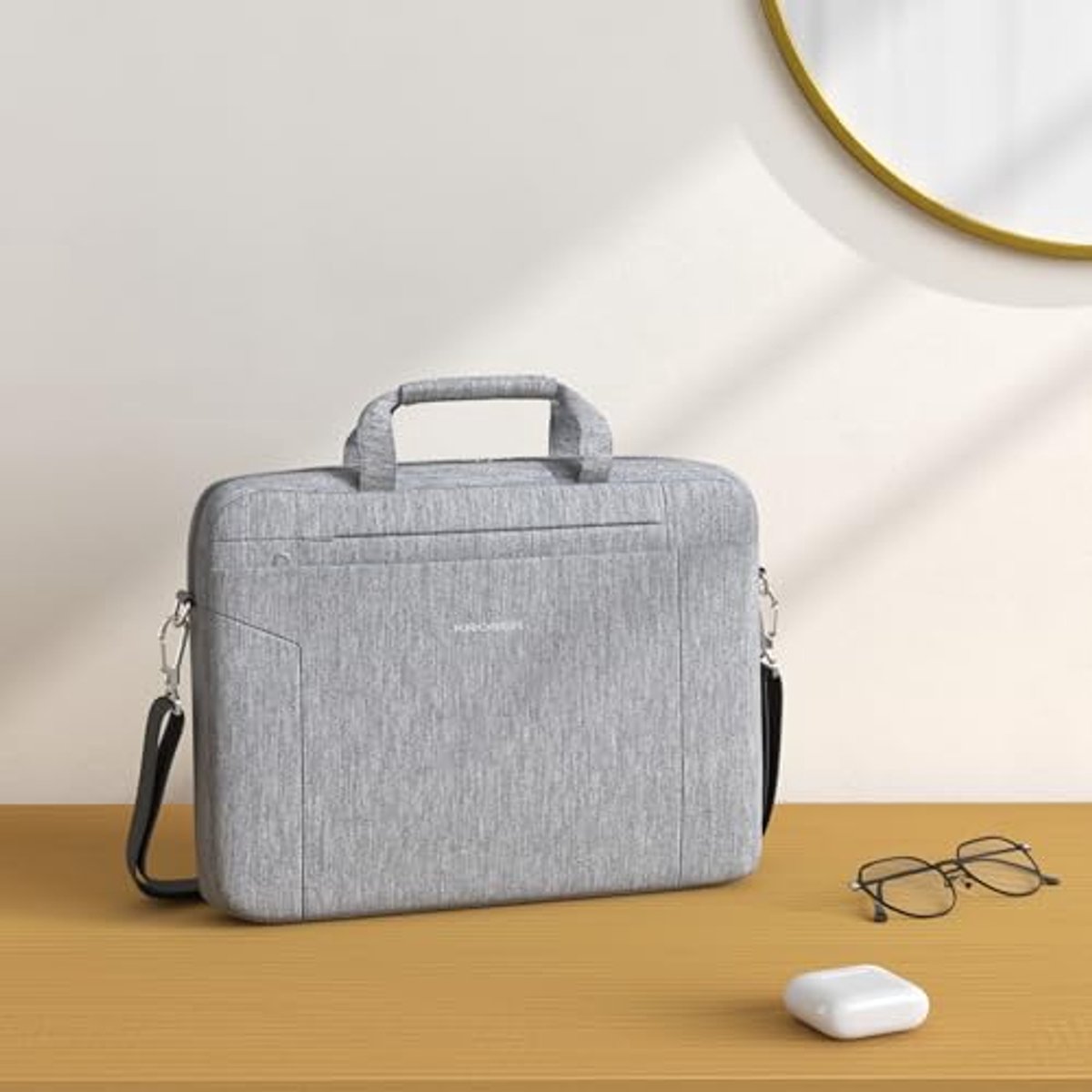 Laptoptas 15,6 Inch Waterafstotend Schoudertas voor Laptop en Tablet