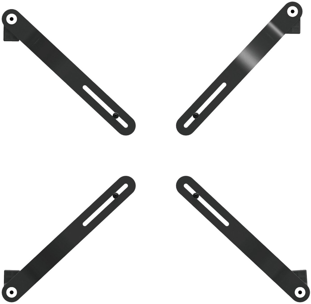 VESA adapter VESA 50, 75 en 100 (beugel) naar Non-VESA (scherm) / zwart