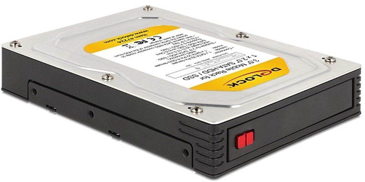 Premium 2,5'' SATA HDD/SSD naar 3,5'' HDD mobile rack / zwart
