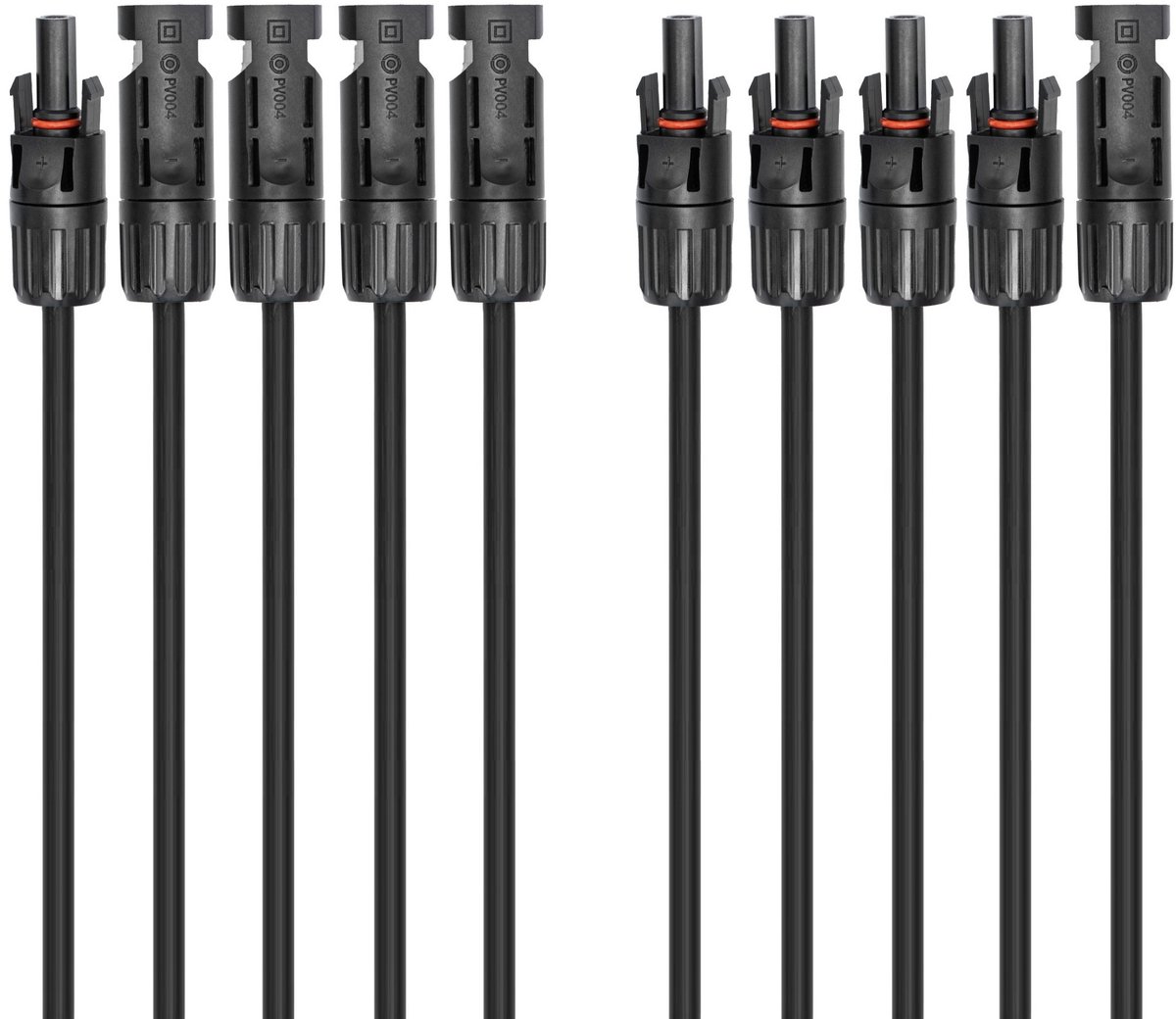 Image of Solar PV T-adapter set | 1 naar 4 | 6mm² | IP68 | 0,60 meter
