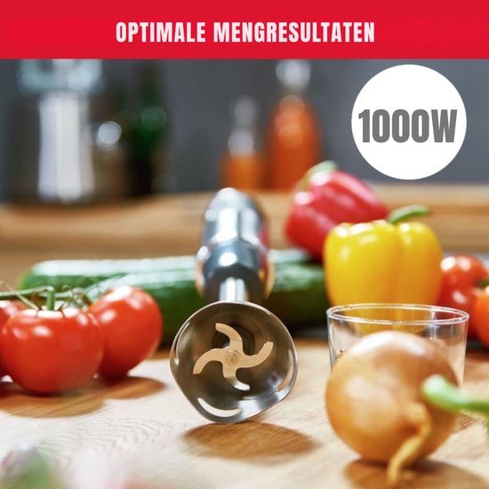 MMP®Mixer staafmixer - Mixer - Mixer handmixer - Zilver - ‎7cm x 7cm x 40cm van MMP® — afbeelding 2