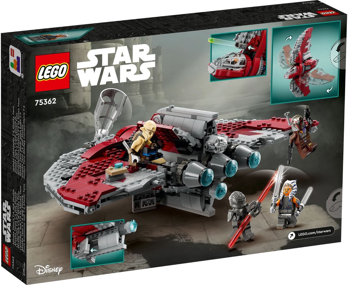 LEGO Star Wars Ahsoka Tano's T-6 Jedi shuttle Bouwbaar Ruimteschip - 75362 — afbeelding 26