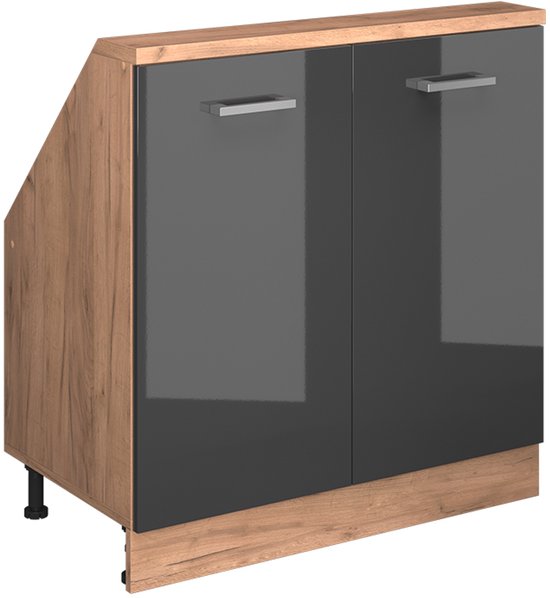 Kast voor schuine wand Rion Artisanaal eiken/wit met 2 deuren Vicco | Artisanaal eiken/wit | 60 cm, 2 deuren | 406673150940906