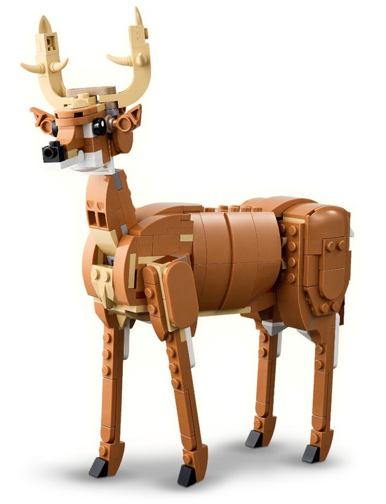 LEGO Creator 3-en-1 Magnifique cheval, ensemble de construction animalière - 31166