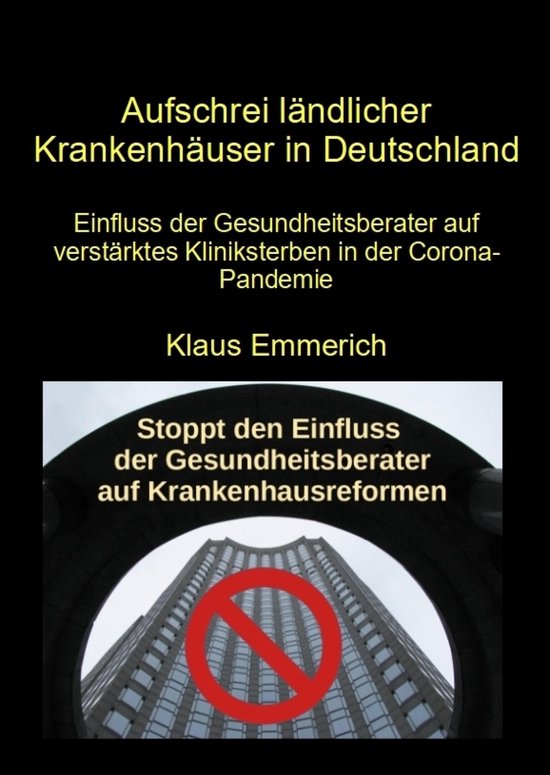 Aufschrei ländlicher Krankenhäuser in Deutschland - cover