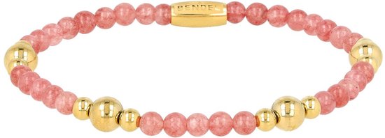 My Bendel - MB3730 - Bracelet en Quartz Berry - Acier inoxydable couleur or 14 carats - Avec emballage cadeau de luxe