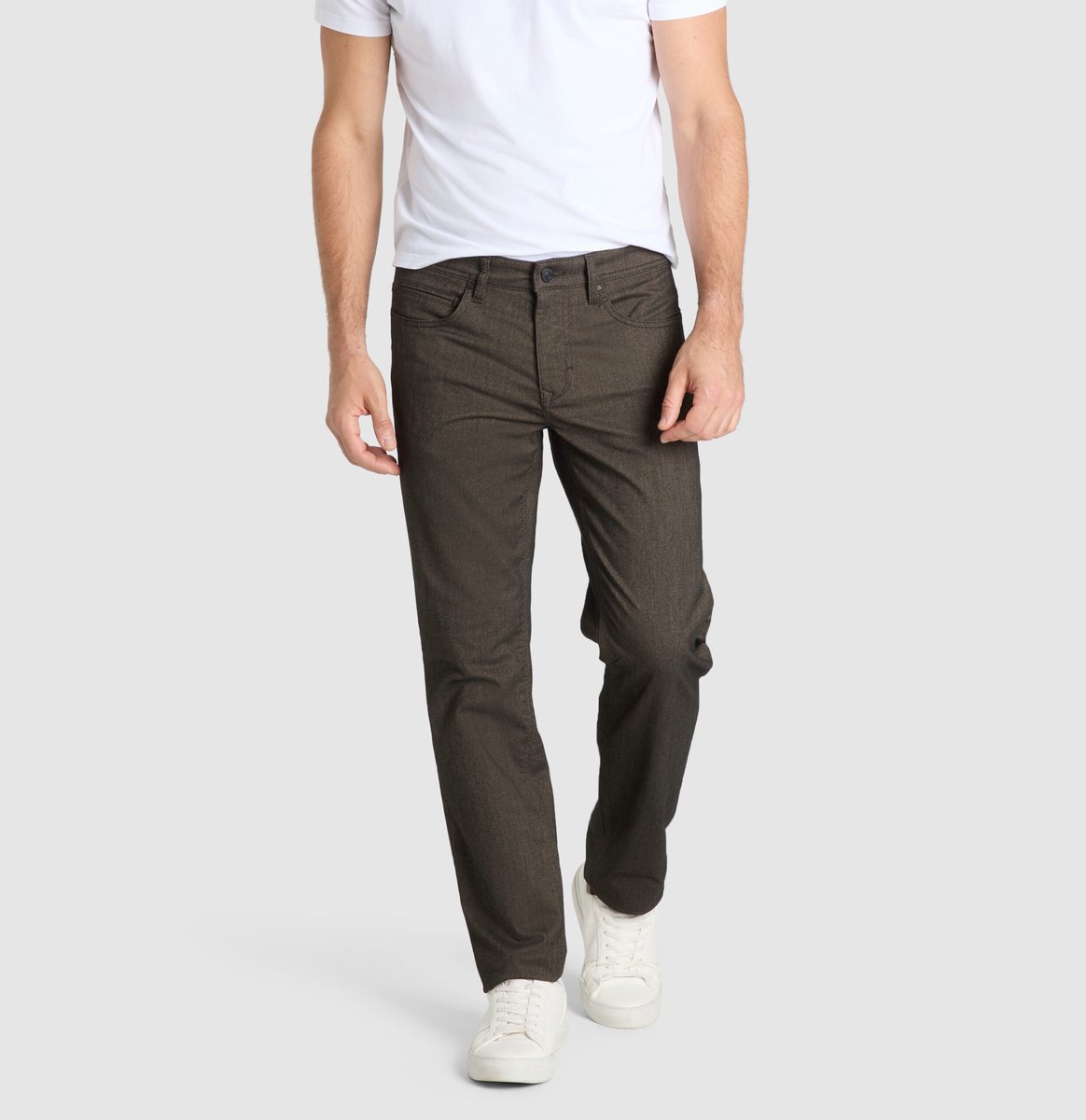 MAC - Heren broek - Maat 38/34 - Mannen - Bruin - polyester