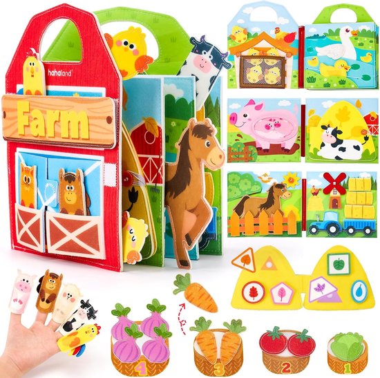 Montessori Activiteitenboek - Busy Board - Nederlands - Boerderij Thema