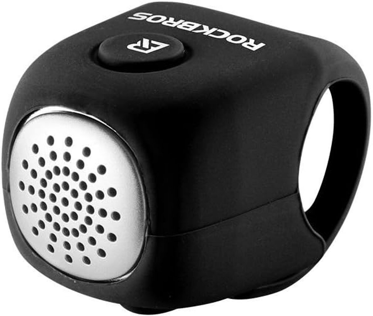 ROCKBROS Waterdicht Fietsbel - Elektrische E-bel - Mini-bel IPX4 - Gemaakt van Elastische Siliconen - Zwart