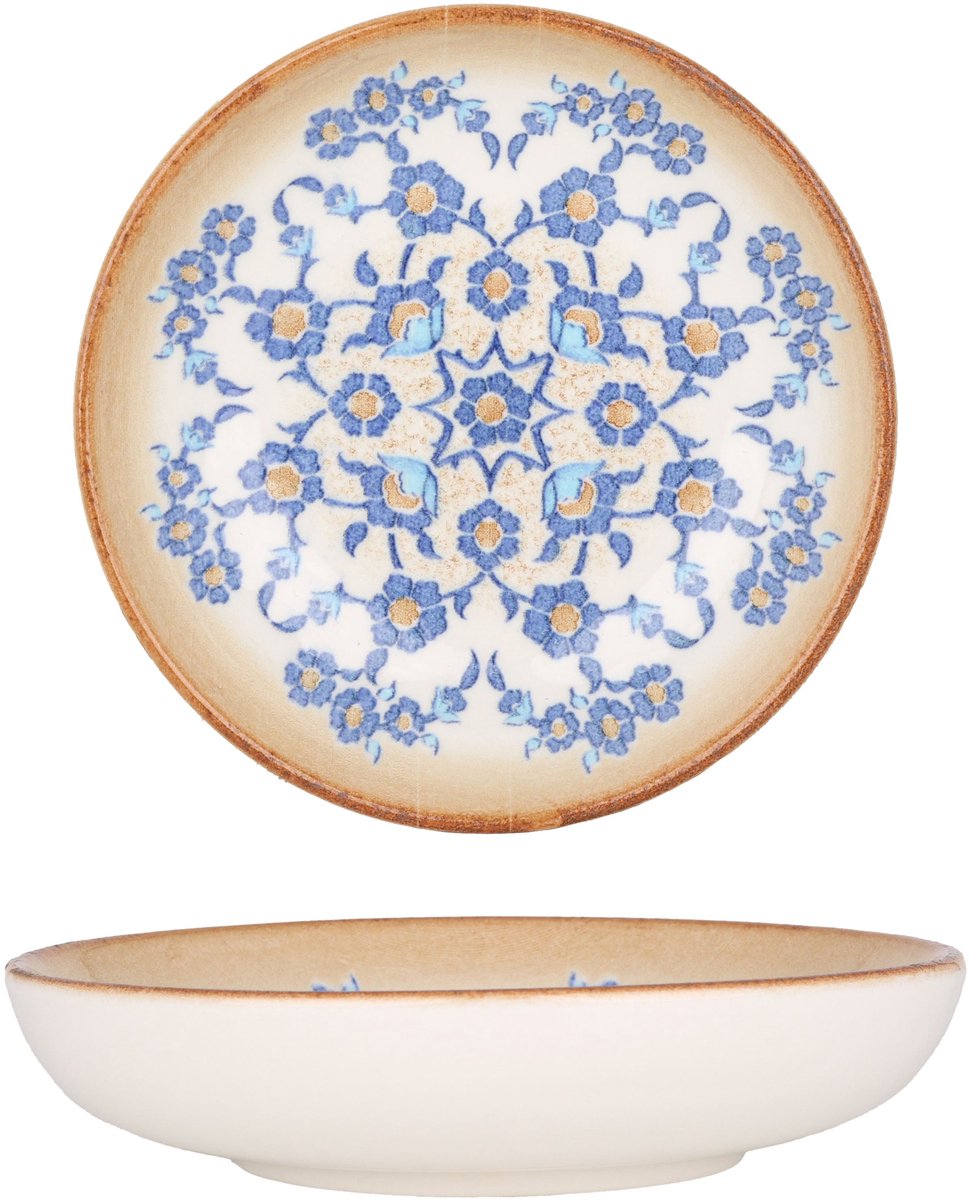 Rinart Serveerschaal - Tiara - Porselein - 10 cm (100cc) - set van 2