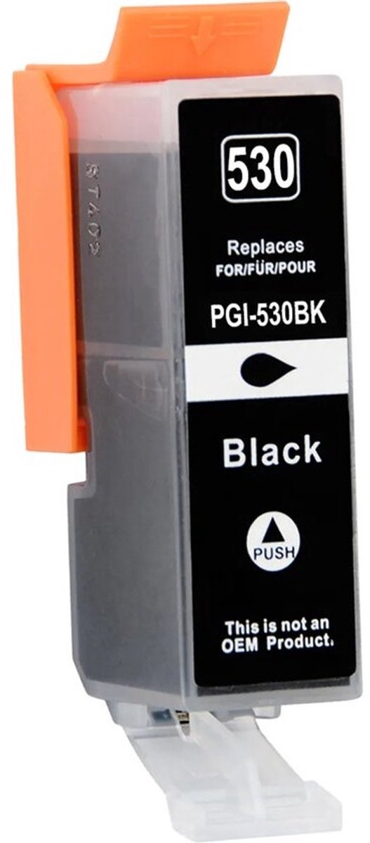 Pgi-530 Zwart - Huismerk inktcartridge compatible met Canon Pixma TS8750 / Canon Pixma TS8751