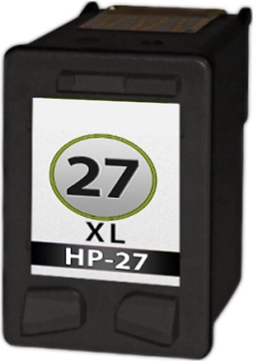 HP 27XL Zwart - Huismerk inktcartridge compatible met HP Officejet 4214 / 4215 / 4215V / 4215XI / 4219 / 4251 / 1000 Series / PSC 1205 / PSC 1210 / PSC 1210XI / PSC 1215 / PSC 1217 / PSC 1219 / PSC 1312 / PSC 1310 / PSC 1315 / PSC 1315S