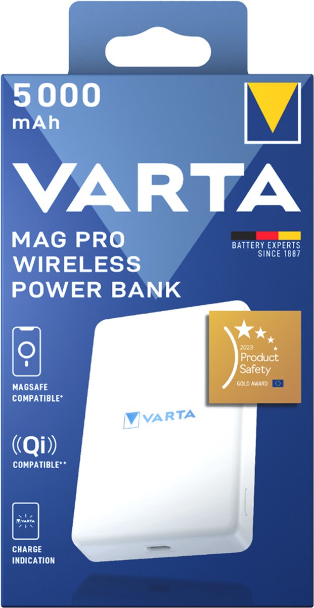 Mag Pro Draadloze Power Bank 5.000mAh - Editie Wit