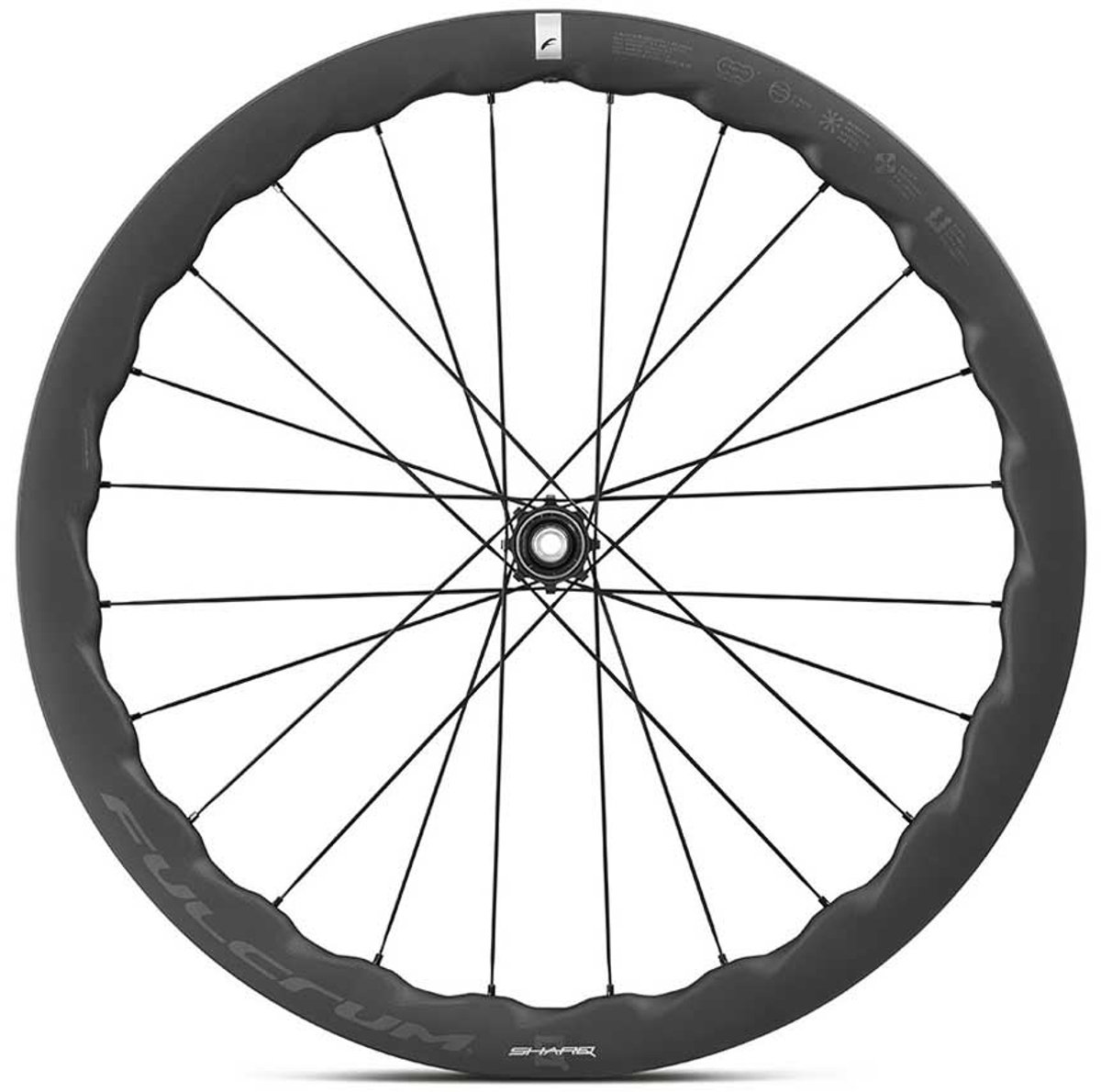 Fulcrum Sharq 42 2wf C25 Afs Disc Tubeless Achterwiel Racefiets Zilver 12 x 142 mm / Sram XDR
